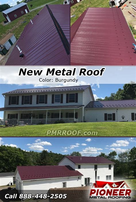 houses with burgundy metal roofs|modern metal roof styles.